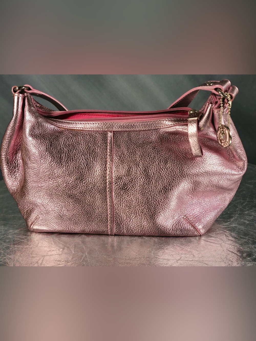 The Sak Women's Metallic Pink Shoulder Bag